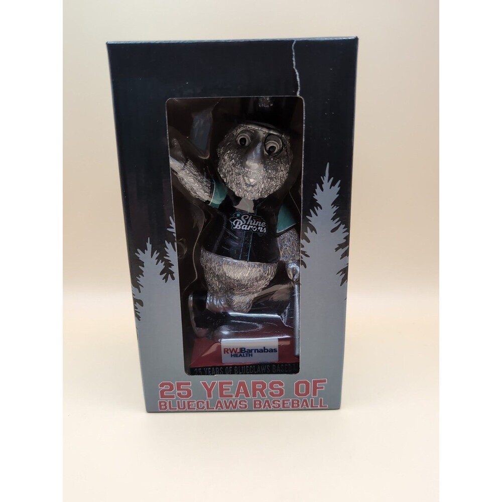 Jersey Shore Blueclaws 25th Anniversary Buster Bobble head New RWJBarnabas